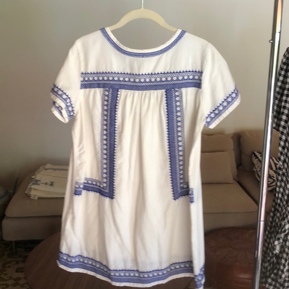 White bohemian summer dress